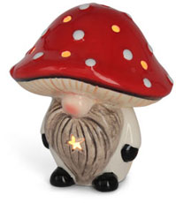 Tealight holder mushroom gnome Leroc