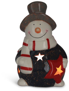 Tealight holder snowman Ruediger