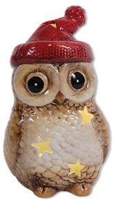Tealight holder owl Ingrid