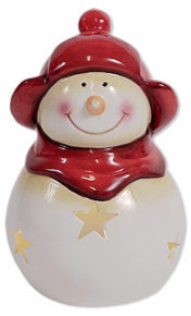 Teelichthalter Schneemann Ivo