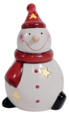 Tealight holder snowman Oskar