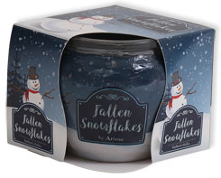Aromakerze im Glas Fallen Snowflakes