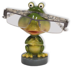 Holder for glasses frog