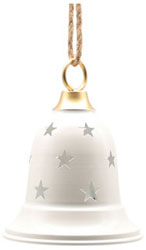 Metall-Glocke beige