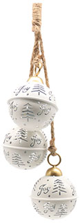 Metall-Kugel 3-er Set beige