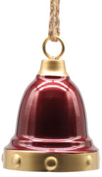 Metall-Glocke rot