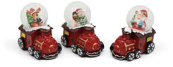 Schneekugel Eisenbahn-3-fach sortiert