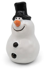 Schneemann Flöckchen, Keramik