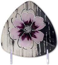 Glasplatte "Blume" Dreieck