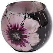 Teelichthalter aus Glas "Blume"