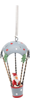Schwingfigur Weihnachtsmann im Ballon