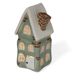 Lichthaus mit Mauer, 4er Mix