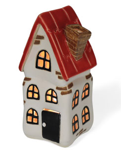 Lichthaus mit Mauer, 4er Mix