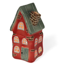 Lichthaus mit Mauer, 4er Mix