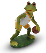 Frosch Siggi der Basketballer