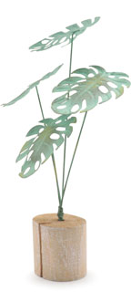 Metal fern leaves