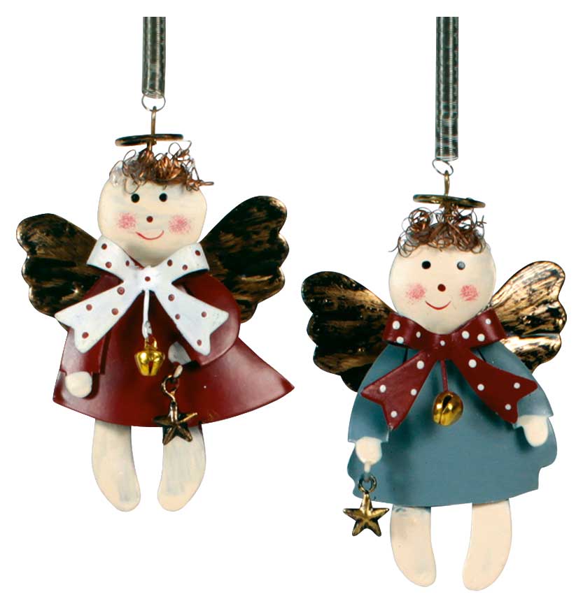 Spring figure angel, mix of 2, 