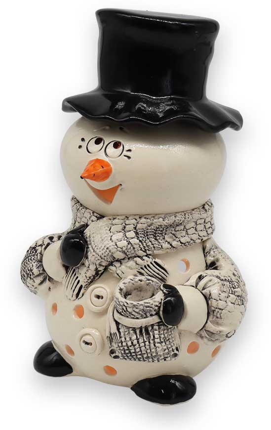 Tealight holder snowman Igor, 