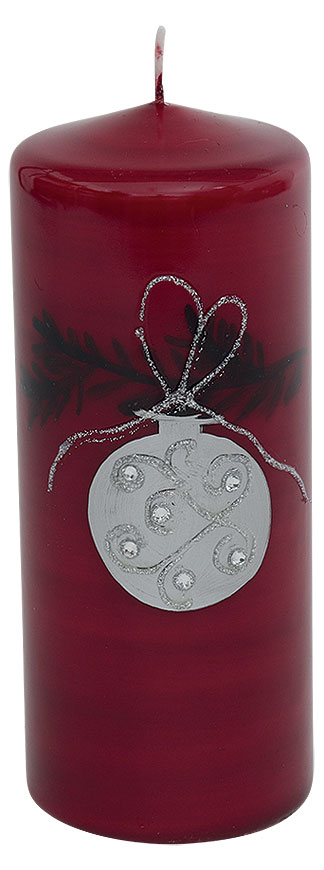 Candle cylinder "Baumkugel" (christmas ball), 