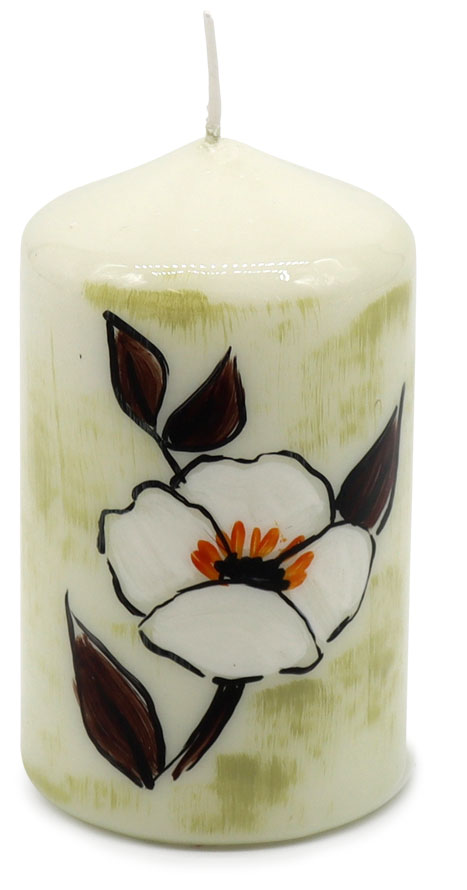 Candle cylinder "Petunie" (petunia), 