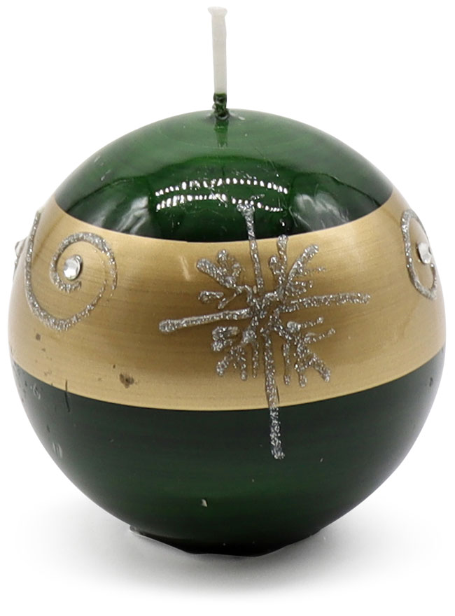 Candle ball Ornament 1 green, 