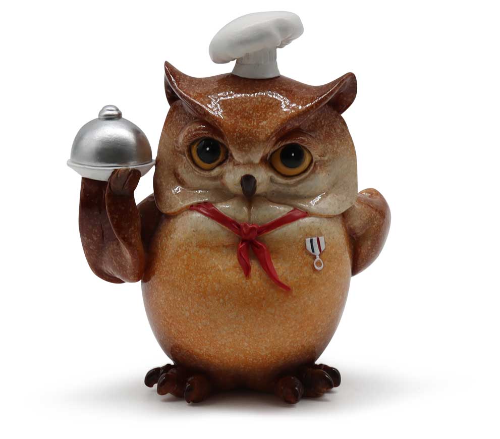 Owl Alain, the chef, 