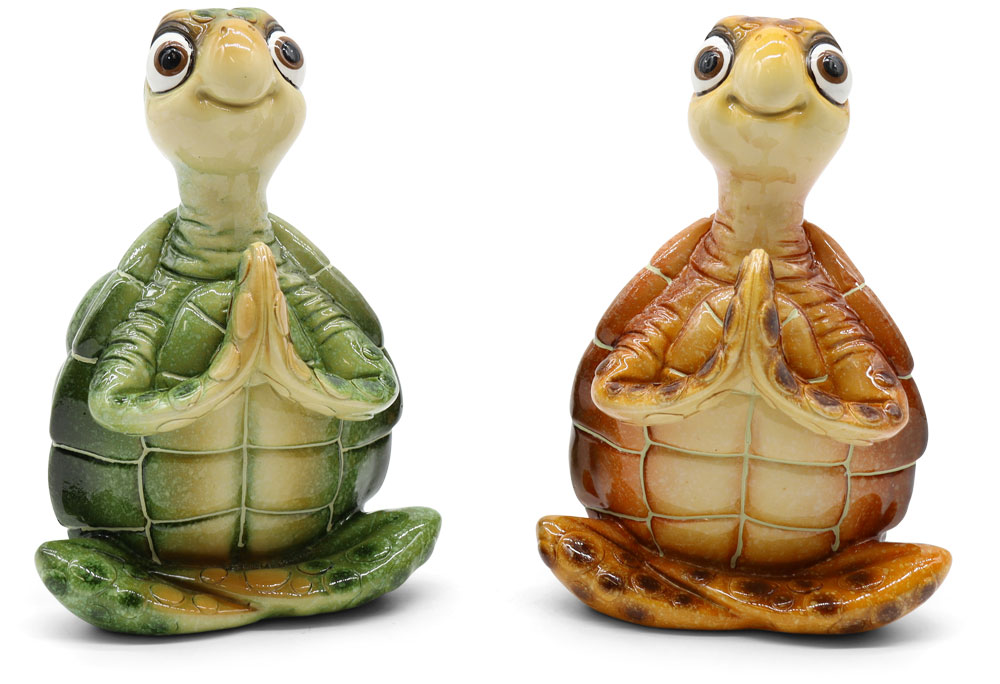 Yoga turtle green/brown, 