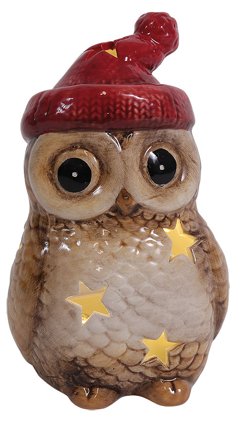 Tealight holder owl Ingrid, 