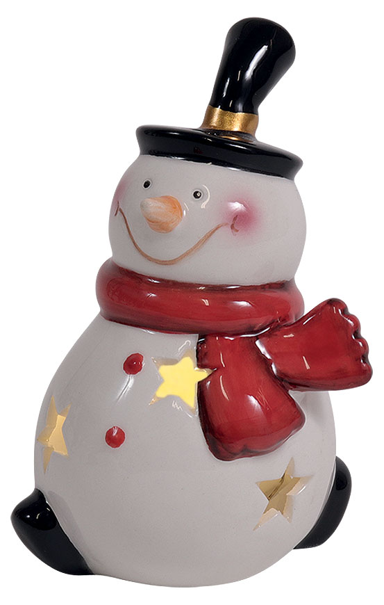Tealight holder Snowman Markus, 