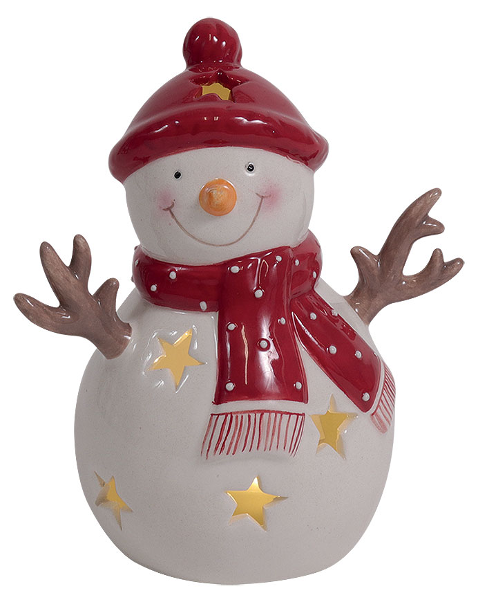 Tealight holder snowman Oliver, 